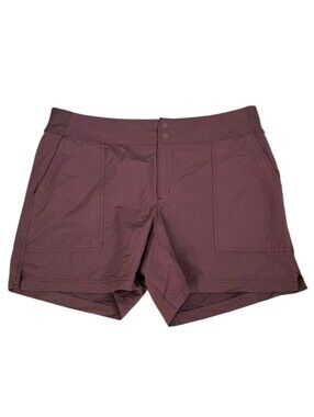 REI Womens Coop Screenline Plum/Burgundy Hicking Active Shorts
